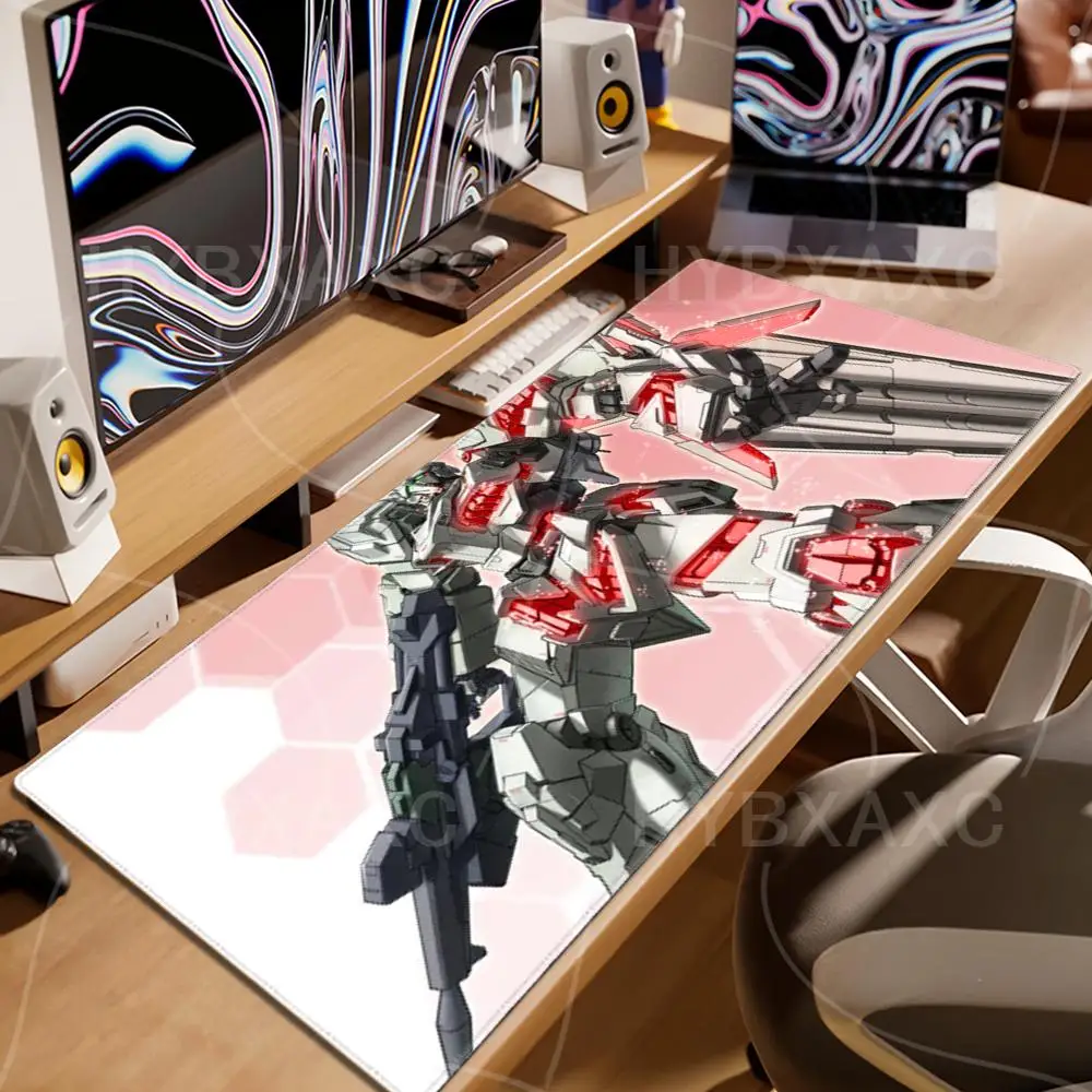 Gundam tapis de souris tapis de souris bureau tapis de souris mignon HD tapis de bureau tapis de clavier de jeu étendu grand XXL Gamer tapis de souris 90x40