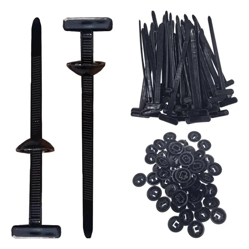Cable Ties Self-locking Cord Ties Straps Fastening Loop Reusable Plastic Wire Ties Home Office Organizer Tools