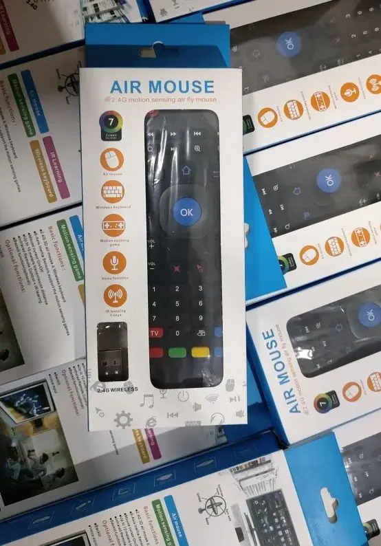 Mini clavier MX3 à commande vocale, 2.4G, sans fil, avec apprentissage IR, pour Android Smart TV Box X96 H96 MAX