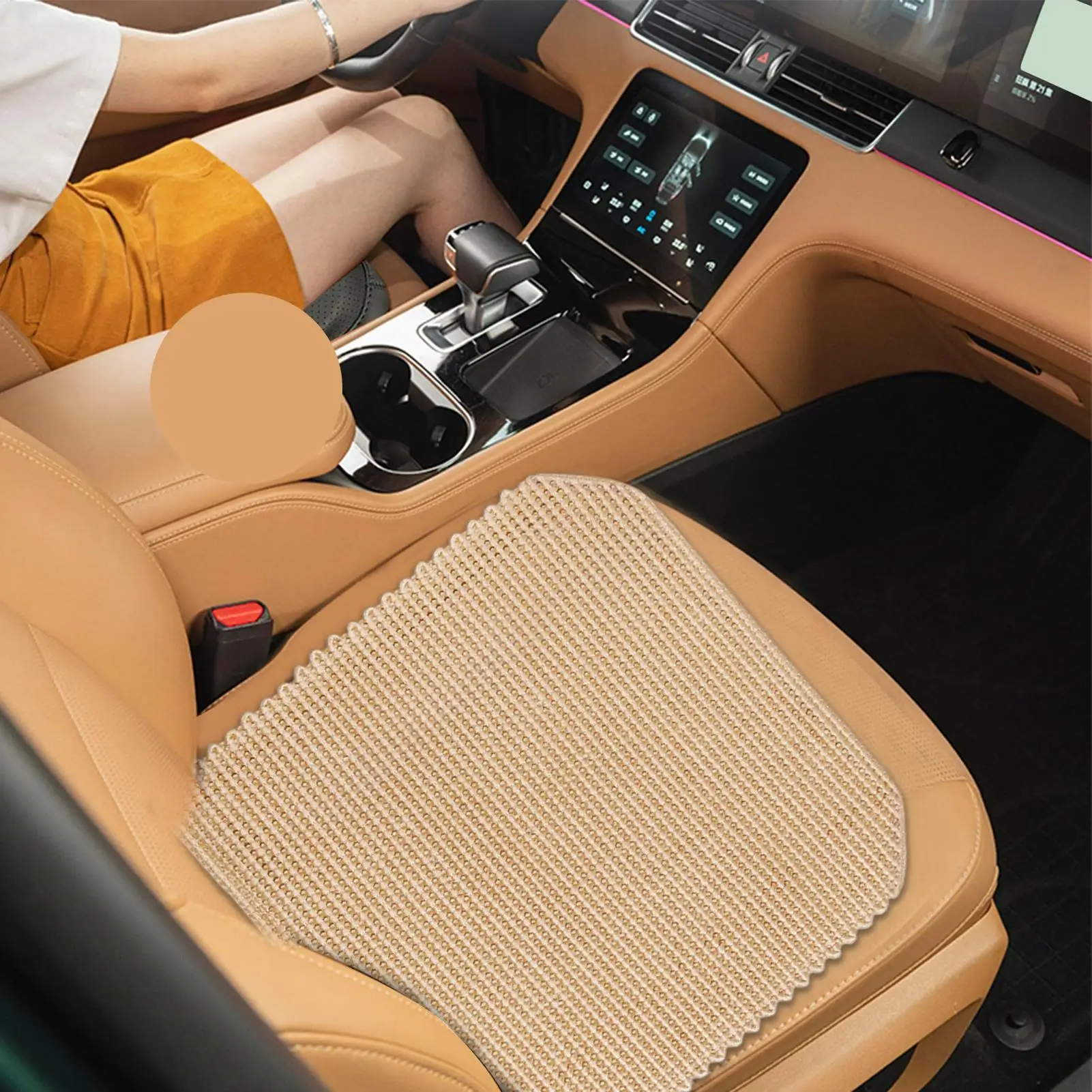Cooling Seat Covers For Cars Cooling Seat Covers For Trucks Non Slip Protector Front Chair Pad Breathable For Men Baby