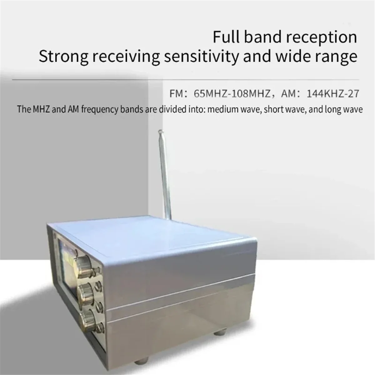 Novo rádio de mesa azul TEF6686-Desk para DSP RDS AM FM SW Rádio de banda completa com um alto-falante