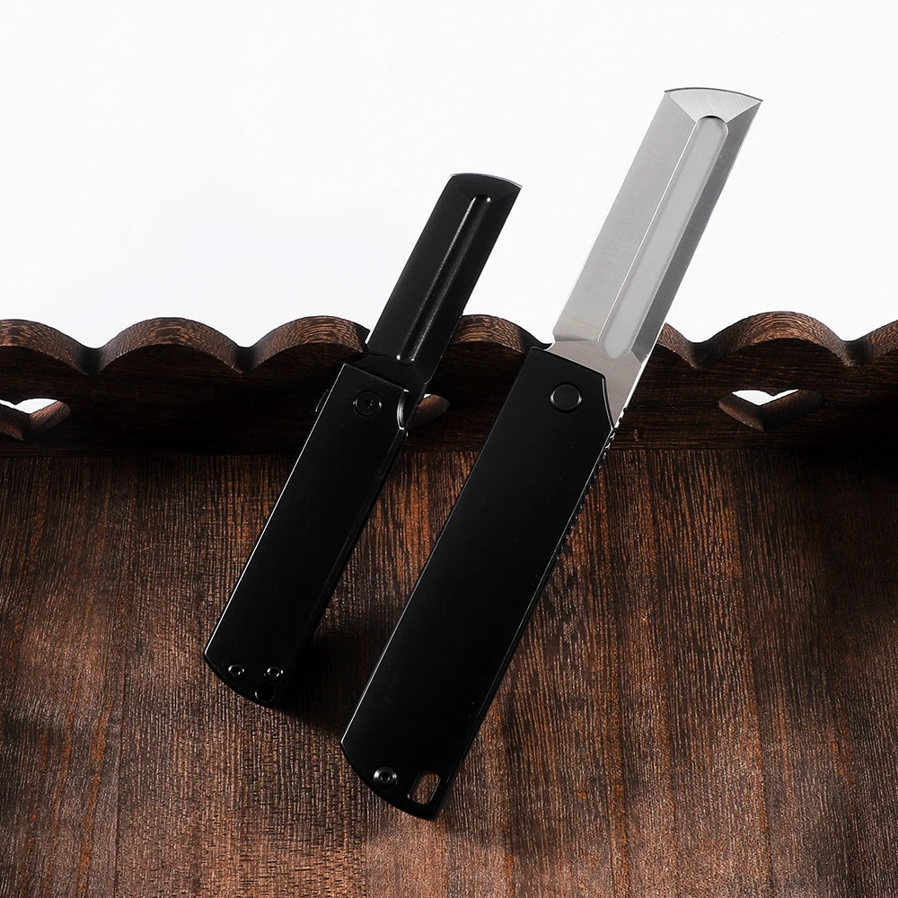 Folding Knife 5915, Outdoor Camping Hiking Portable Pocket Knife, EDC Daily Carry Tool, Steel Handle