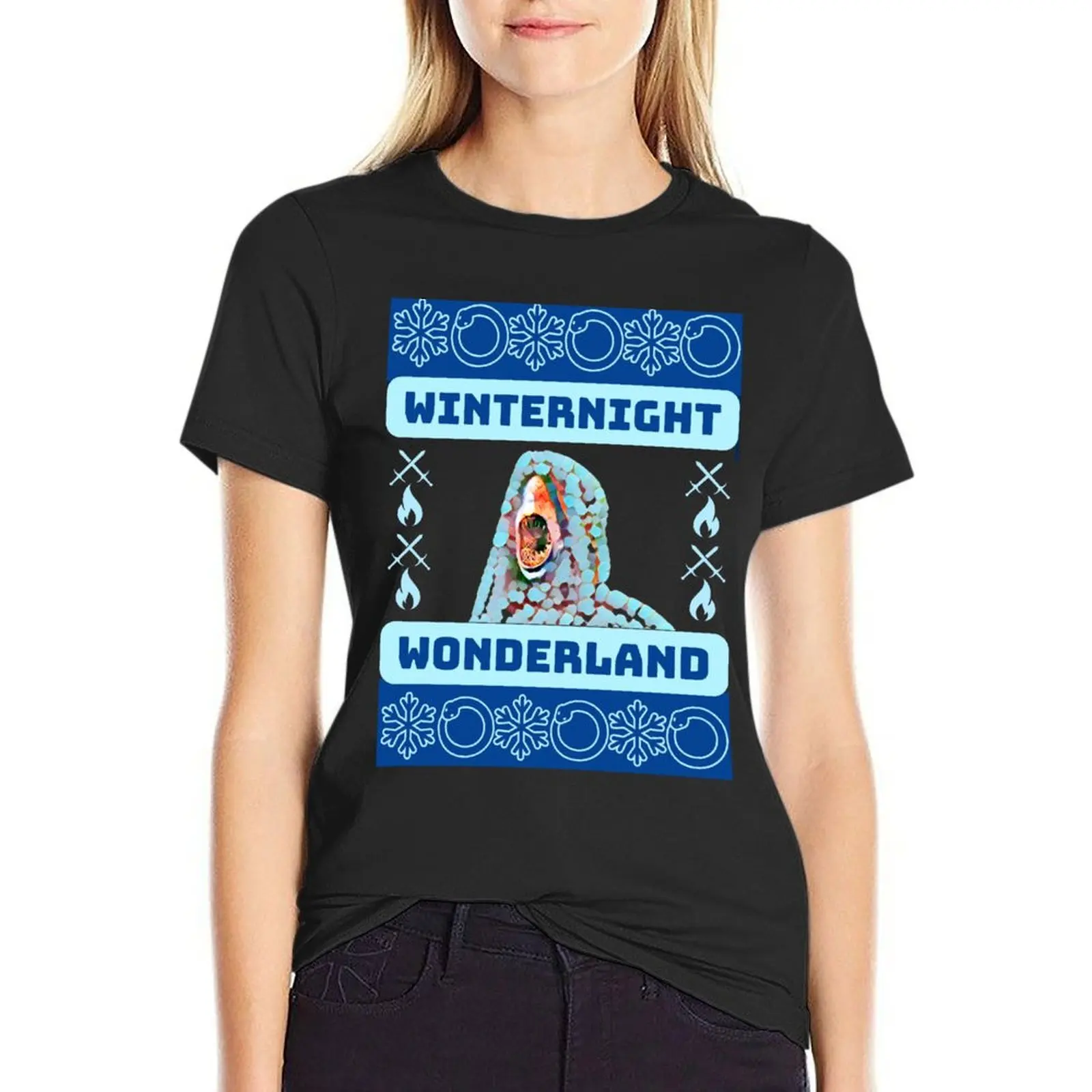 Fade Winternight Wonderland T-shirt graphics lady clothes cute clothes t shirts for Women