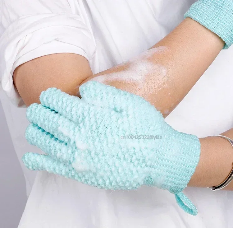 Exfoliating Gloves Bath Sponge Body Dead Skin Remover Bathroom Shower Brush Massager Scrub Exfoliator Magic Bathing