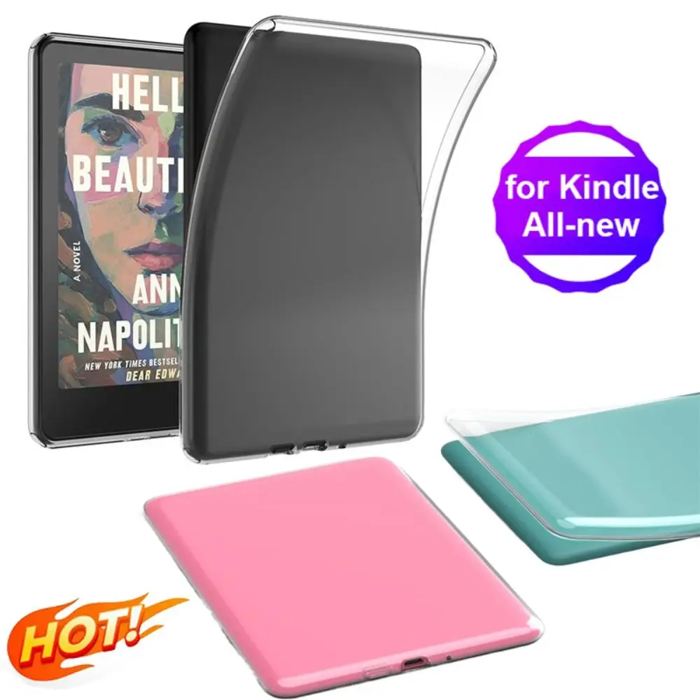 

Transparent 7 inch eReader Case TPU Clear Back Cover for Kindle Paperwhite 12th Gen/Colorsoft Signature Edition (2024 Release)