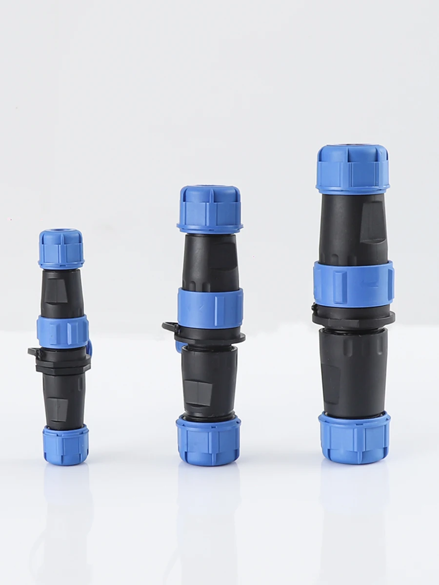 Connecteur d'aviation à sertissage sans soudure ZHQCN LD28, étanche IP68, 2, 3, 4 ou 6 broches, pour éclairage LED extérieur