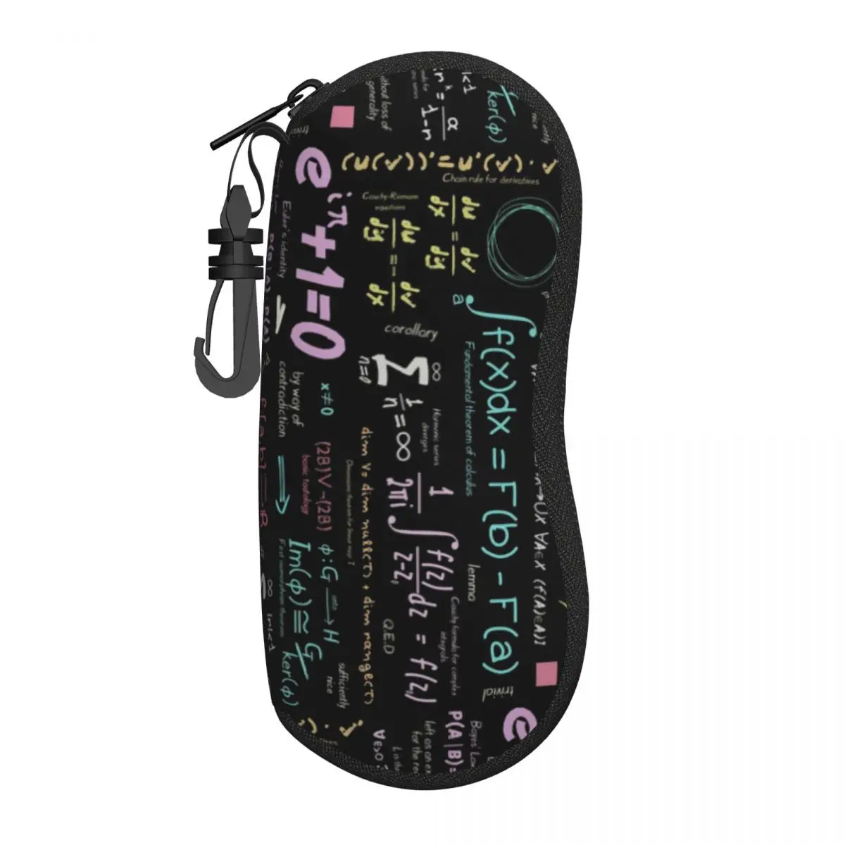 Custom Pure Math Nerd Eyeglass Glasses Case Women Men Soft Physics Science Sunglasses Protective Bag