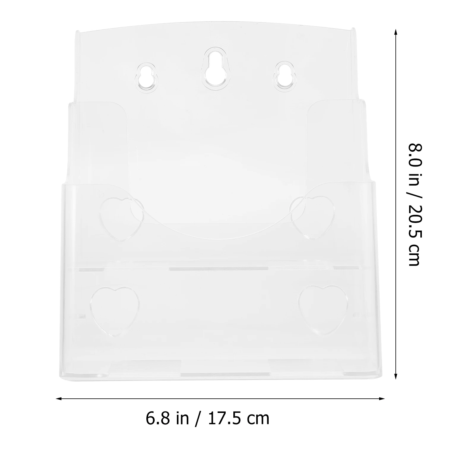 Imagem -05 - Organizador de Arquivo de Mesa Suporte de Papel a5 Camadas Revista Titular Acrílico Folheto Exibição Rack de Dados Organizador de Arquivo de Parede Rack Folheto