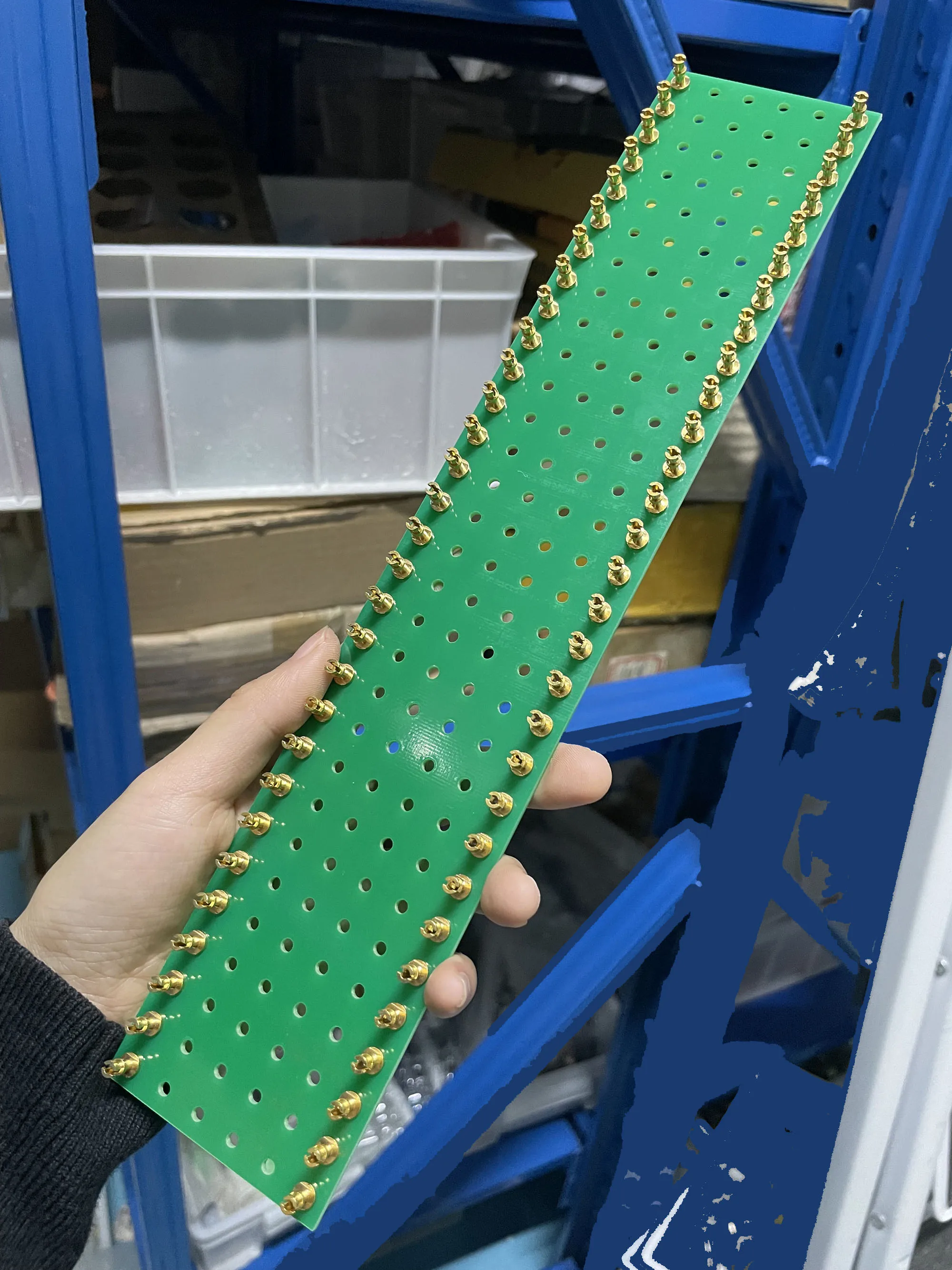 JEMOSA 1PC 60 posts Red Black Tag Strip Turret Lug Board Gold Plated For Hifi Vintage Tube Audio Guitar AMP DIY 300x60x2mm