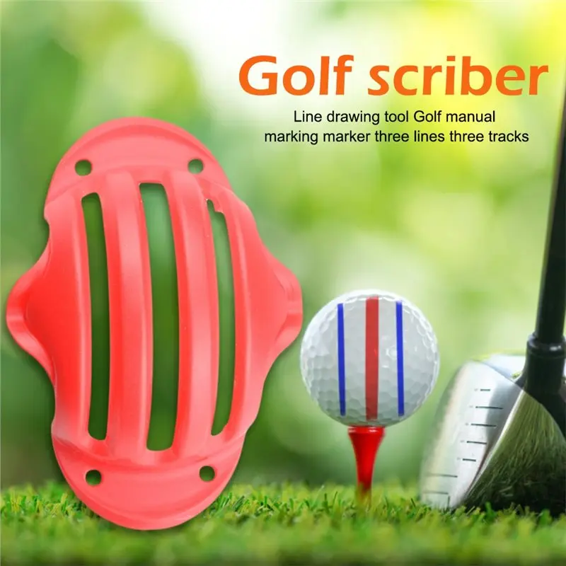 A64T for Golf Ball Liner for Marker Pen, Alignment Marks Drawing Tool for Golf Training Practice Aids, Easy Safety Exercise