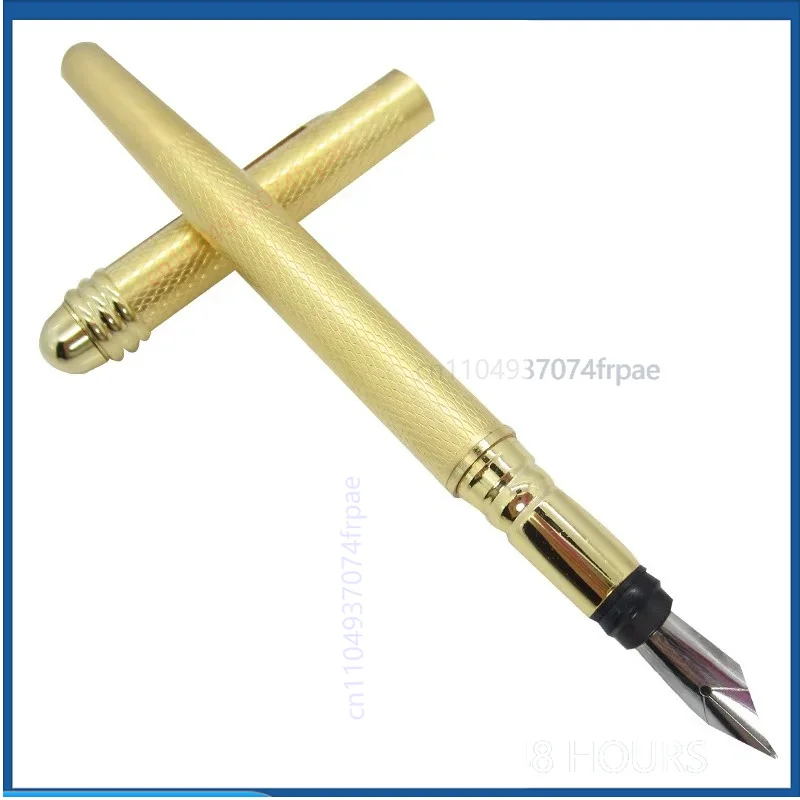 Medium Fine Exposed Nib Vintage Fountain Pen For Wing Sung Lucky 502 Writing Daily Practice Couple Collectible Supplies(2PCS)