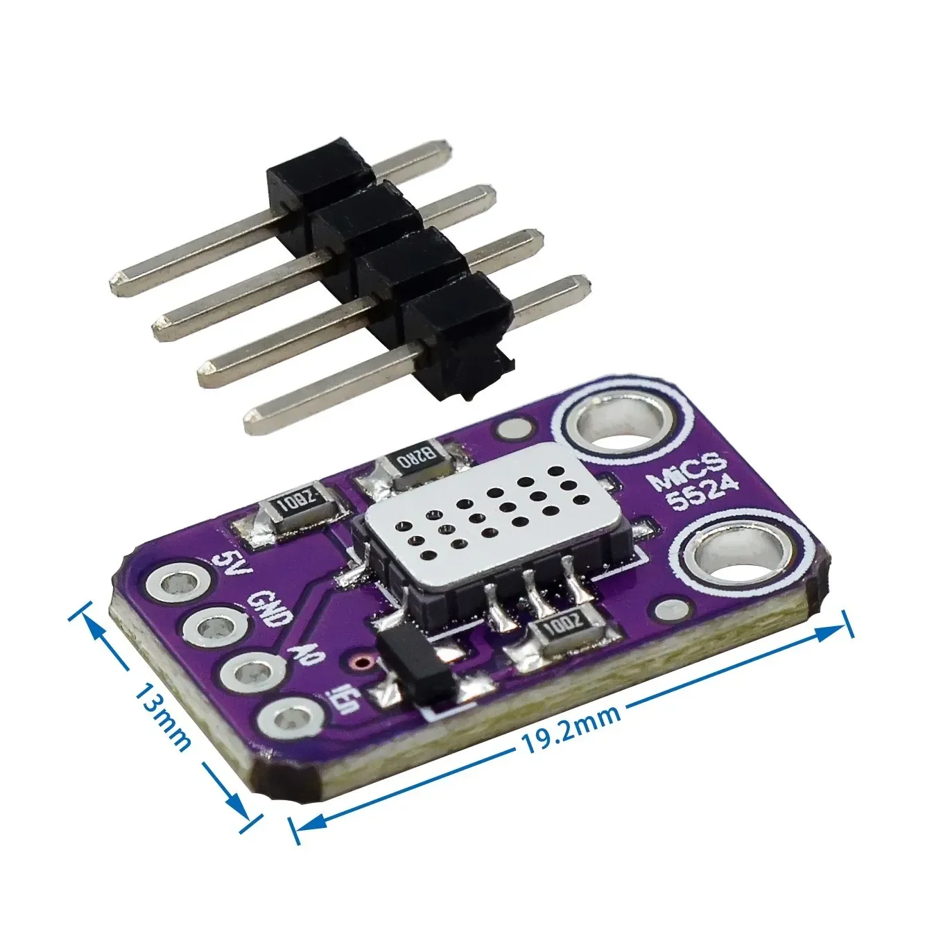 Imagem -06 - Air Quality Gás Sensor Module For Arduino Module Carbon Monoxide Hydrogen Methane Ethanol h2 co Mics5524 Detection Board