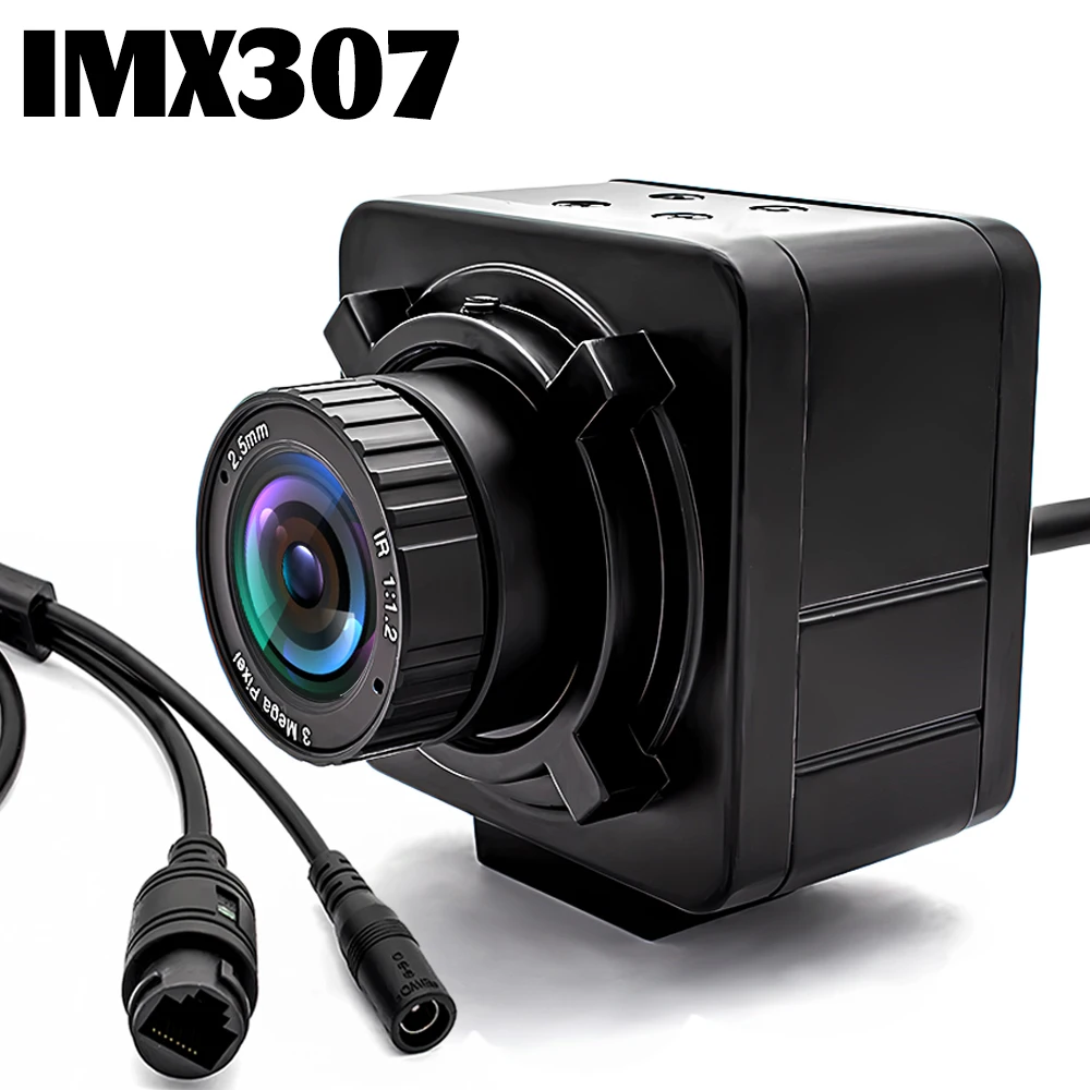 WGWK 1080P 60FPS IP Camera Module 2MP IMX307 CMOS Ultra Low-illumination 2.5mm Fixed Focus Lens RTSP Onvif POE Security Webcam