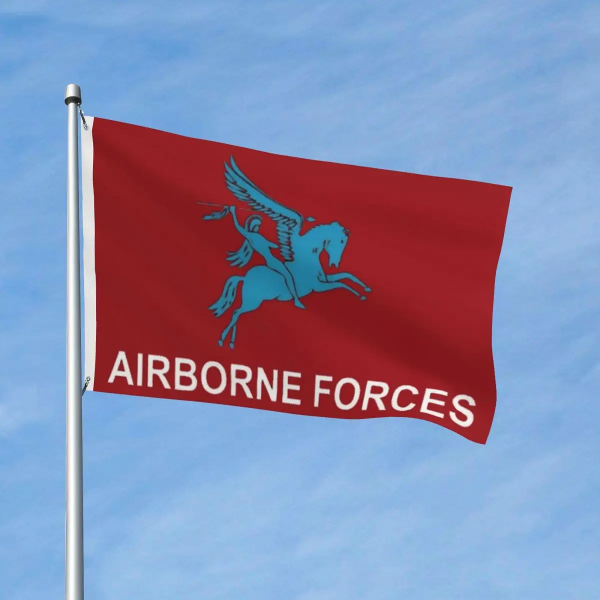 PEGASUS AIRBORNE BRITISH MILITARY Flag Decor 3x5FT Polyester Material Indoor Fade Resistant Lightweight