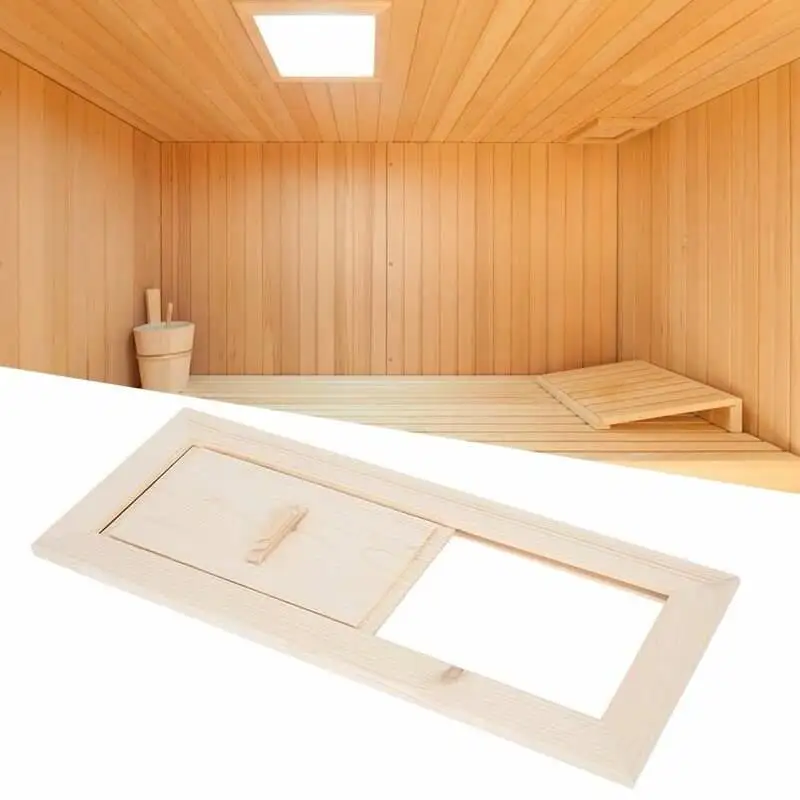 Ventilación de aire para Sauna, equipo de sala de Sauna ajustable de madera, Panel de ventilación, rejilla para persianas, ventilación de aire para Sauna para sala de vapor