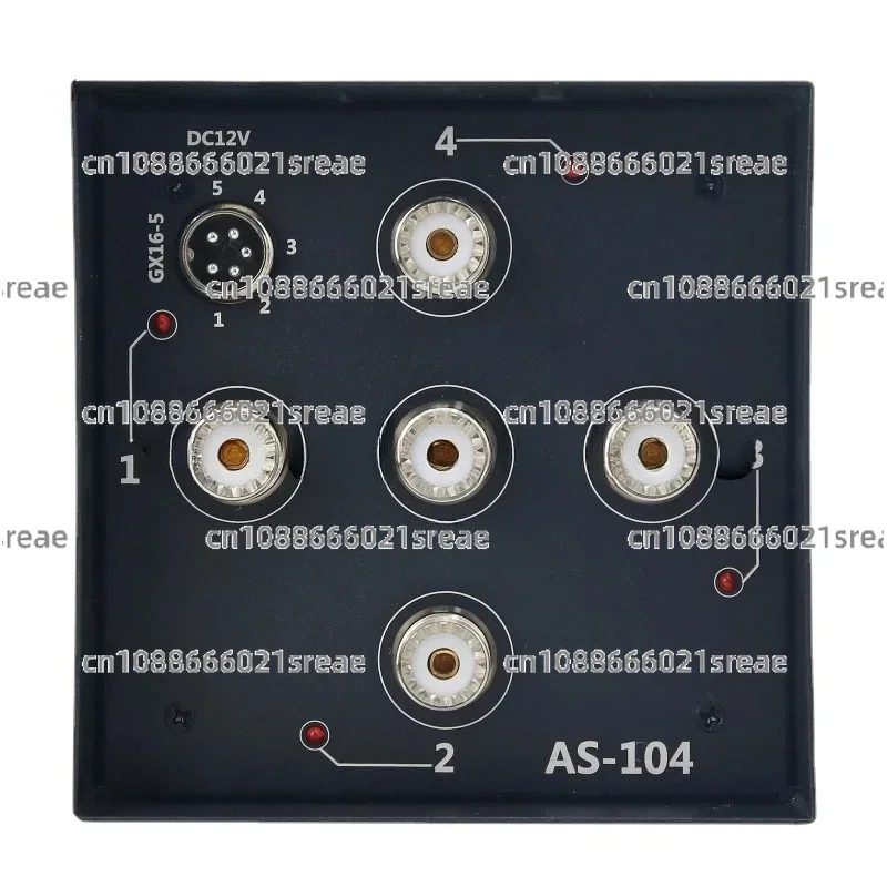 Conmutador automático de antena de onda corta AS104 HF con Control remoto Web AC104N compatible con Control de página Web y Control remoto de PC