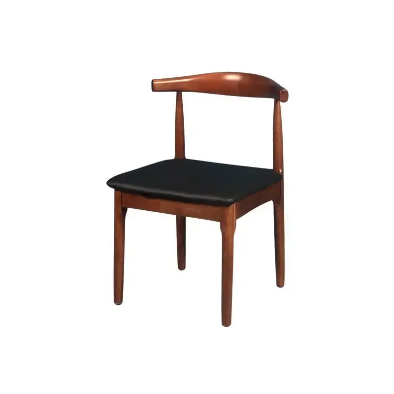 

Disassembly and assembly of horn chair Nordic living room casual backrest dining chair canteen restaurant dining practical chair