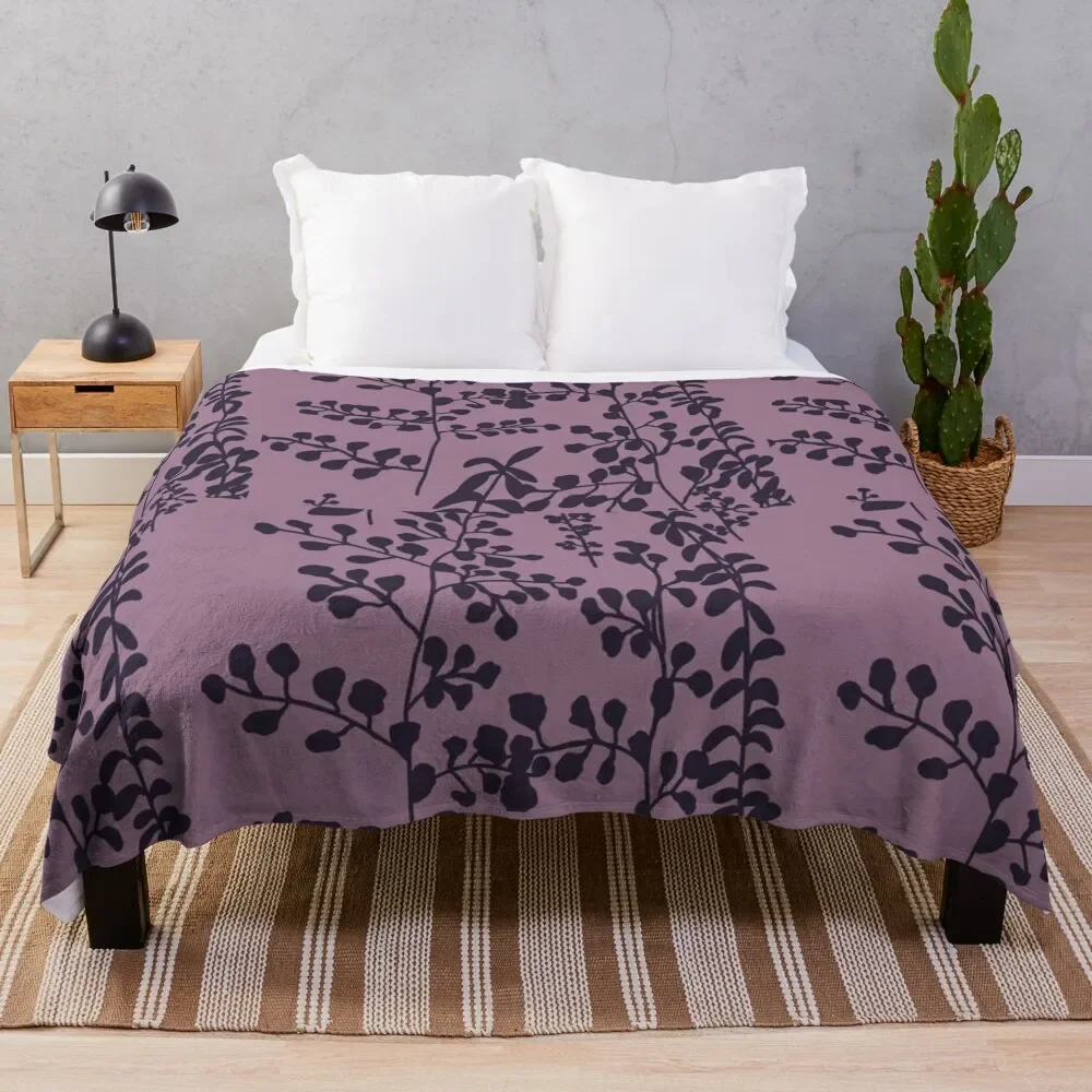 

Bella’s Purple Bed Spread Print Throw Blanket Thermals For Travel Custom Plaid on the sofa Flannel Blankets