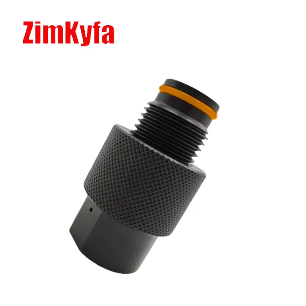 Novo HPA Regulador de Tanque de Ar Válvula Saver On/Off Adaptador ASA G1/2-14 Rosca Preto