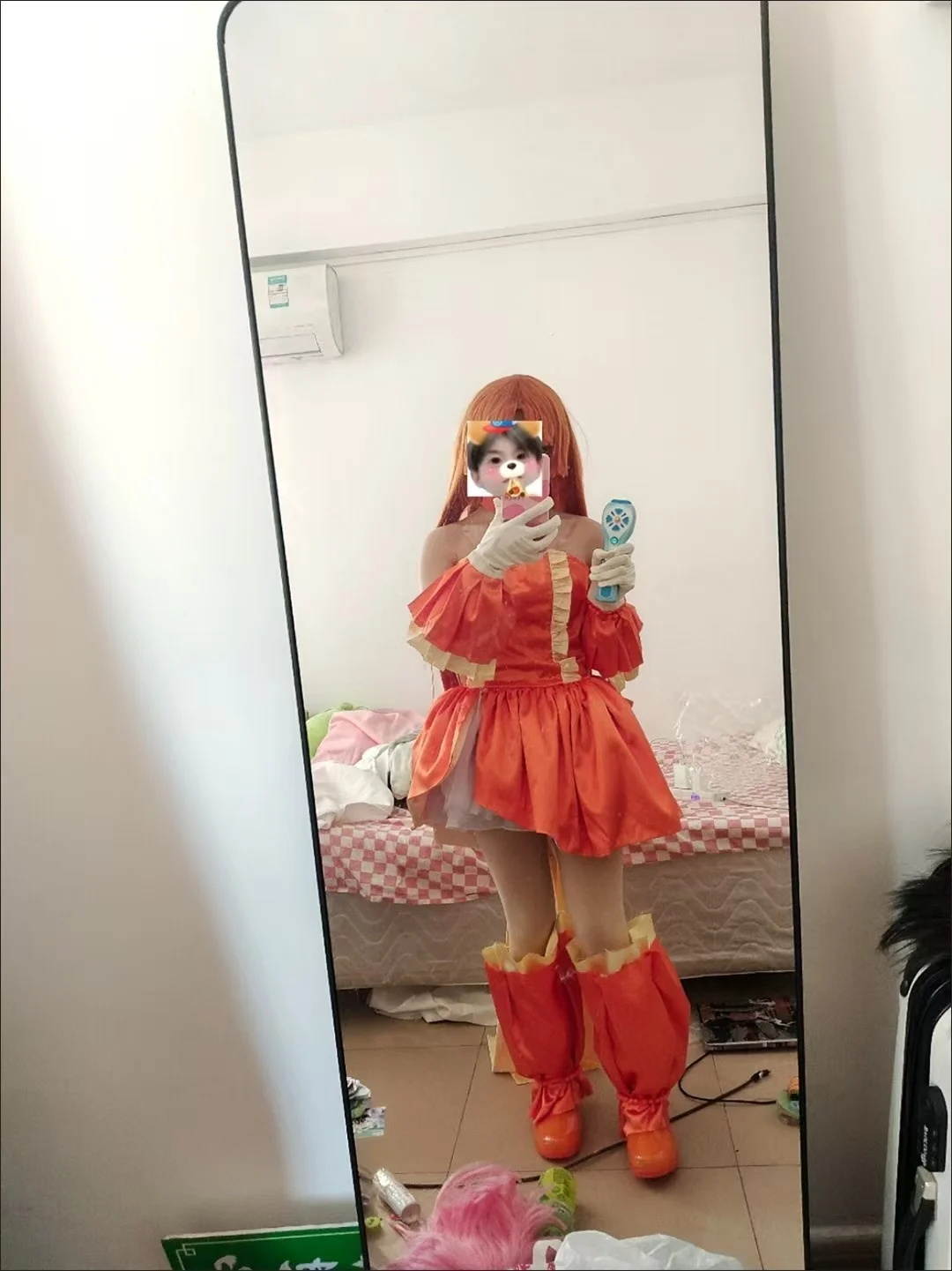 

cosplay transformation anime cos costume waist-cinched mid-length backless suitable for Halloween