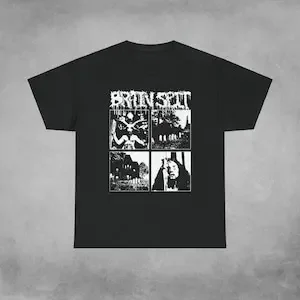 Brain Spit Graphic Mincegore Band Hardcore T Shirt
