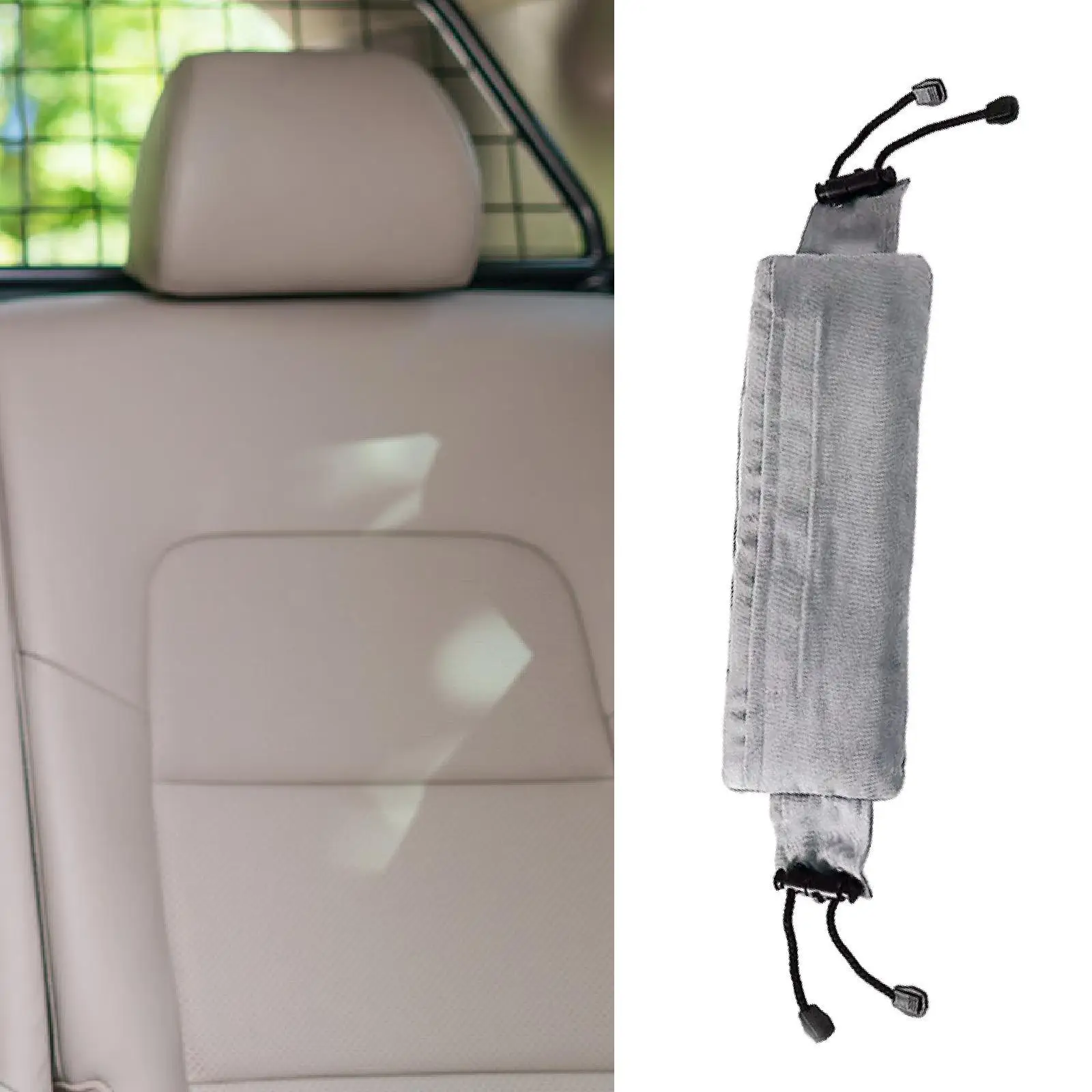 Soft Memory Foam Neck Pillow Ergonomic Travel Cushion Compact Portable Headrest for Car Plane Office Sleeping