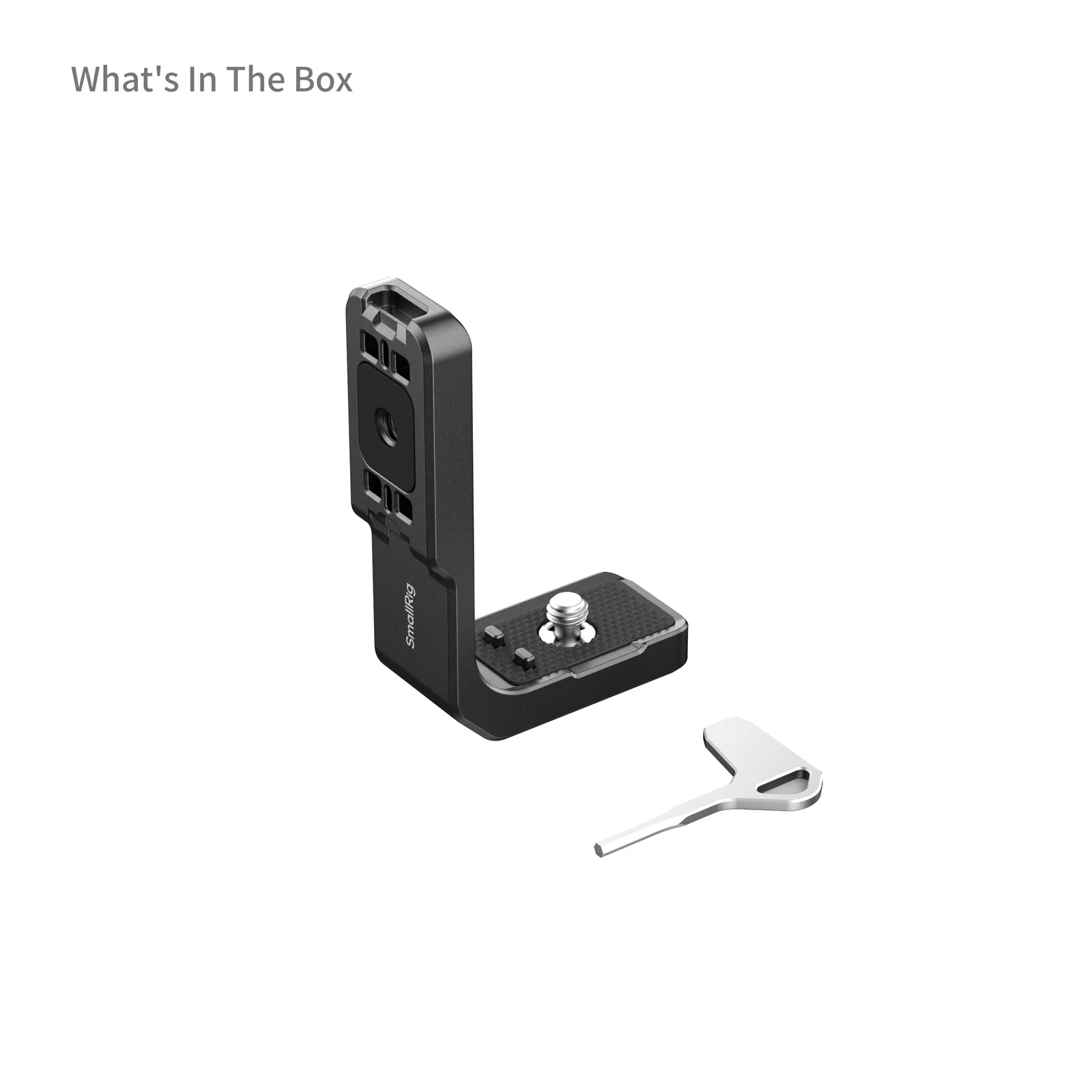 SmallRig verticale naar horizontale bevestiging voor Insta360 X6, met dubbele snelkoppelingsbevestiging, ingebouwde 1/4"-20 bevestiging, lichtgewicht, 6976.