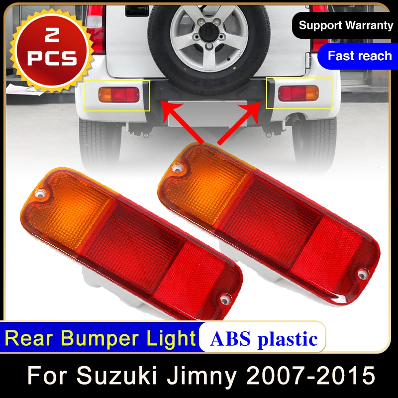 

For Suzuki Jimny 2007~2015 Rear Bumper Reflector Brake Light Left Right Signal Lamp Foglamp Taillight Without Bulb Car Assembly