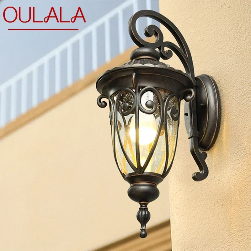 

OULALA Contemporary LED Outdoor Wall Lamps Electric Simplicity Waterproof Balcony Hallway Courtyard Villa Gate Hotel