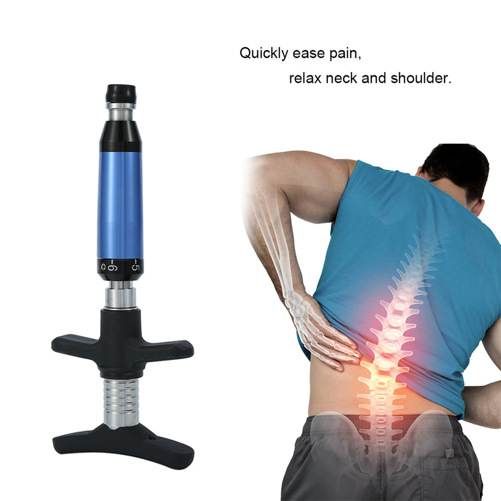 

Portable Chiropractic Therapy Corrector 2 Types 6 Levels Manual Chiropractic Spine Adjusting Corrector Tool Forth Massager
