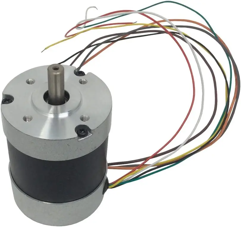 

Bemonoc Small DC Motor 24V 3000Rpm High Torque Brushless DC Motor Diameter 57mm