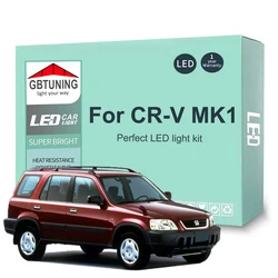 8Pcs Cars Accessories For Honda CR-V CRV MK1 I 1995 1996 1997 1998 1999 2000 2001 Canbus Dome Trunk LED Interior Light Bulb Kit
