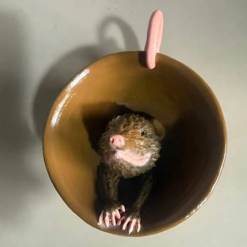 Mouse-shaped Grinding And Juicing Bowl Hand Manual Fruit Juice Masher Animal Kitchen Press Muddler Bowl Household Cooking Tool