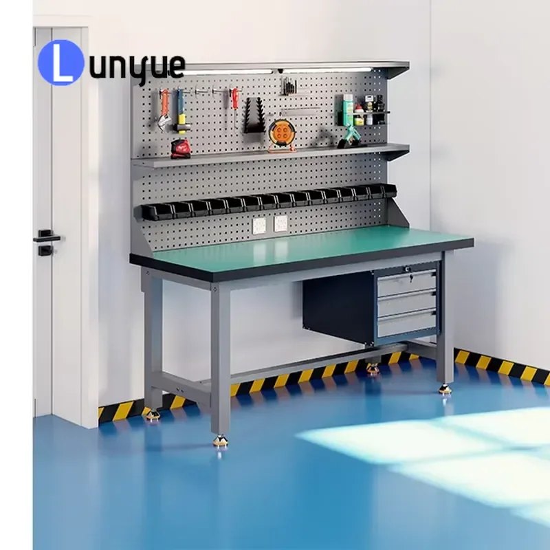 Anti-Static Multifunctional Workbench ESD Maintenance Table for Industrial Workshop Experiment Operation Durable Heavy Duty