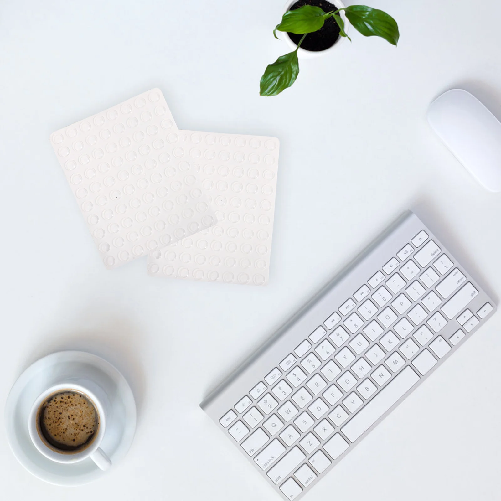 

2 Sheets Clear Cabinet Door Bumpers Self Adhesive Buffer Pads Soft Cushion for Noise Reduction Cupboard Drawer Protection