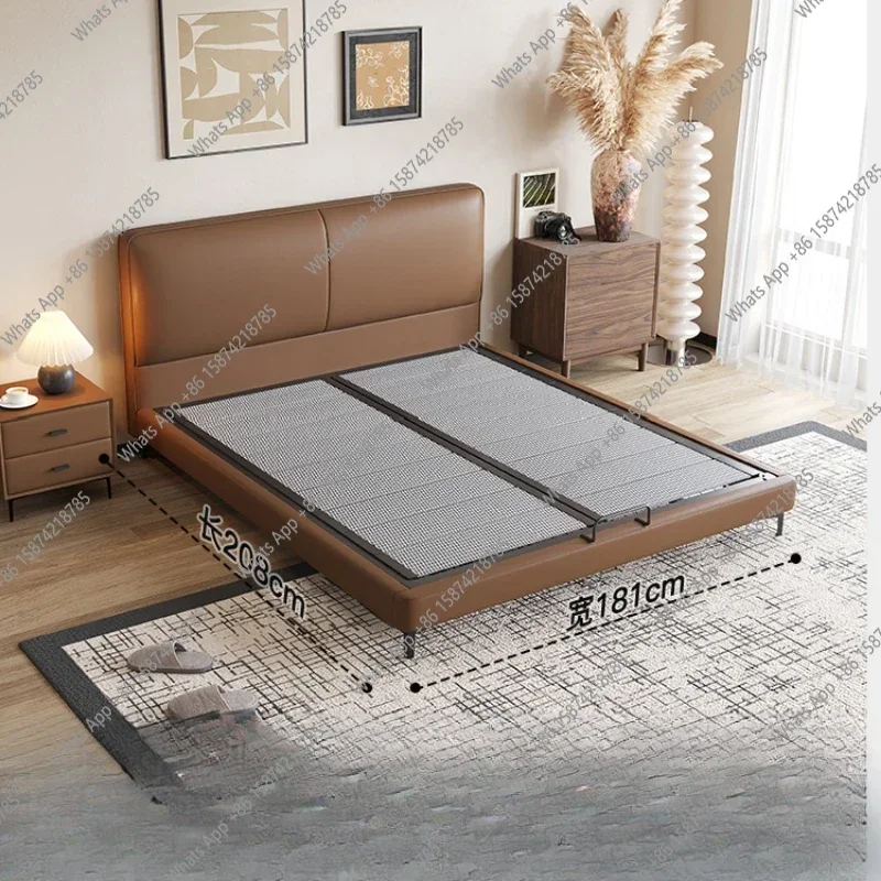 

S Princess Vintage Beds Double Frame Kawaii Beauty Massage Minimalist Beds Children Safe Aesthetics Wood Muebles Home Furniture