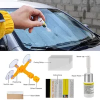 Car Windshield Repair Kit Quick Fix Car Cracked Glass Windscreen Repair Tool Kit Resin Sealer DIY Auto Window Screen Polishing