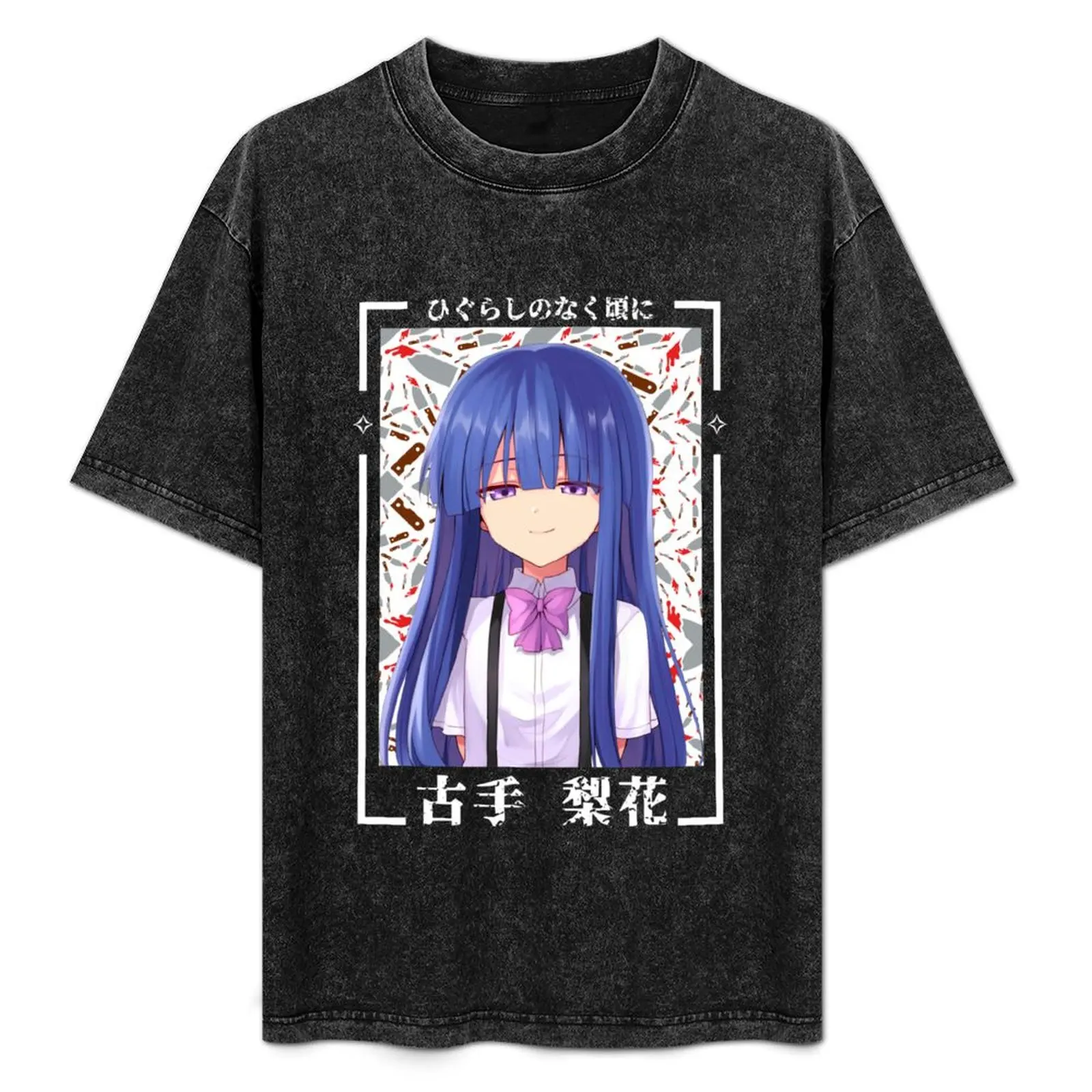 

Furude Rika Psycho (Higurashi When They Cry) T-Shirt Plus Size Lightweight Top