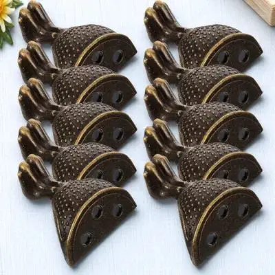 10 Buah Kaki Meja Ekstensi dari Logam Paduan Seng untuk Sofa Lemari Pelindung Goresan Kaki Meja Logam Dekoratif