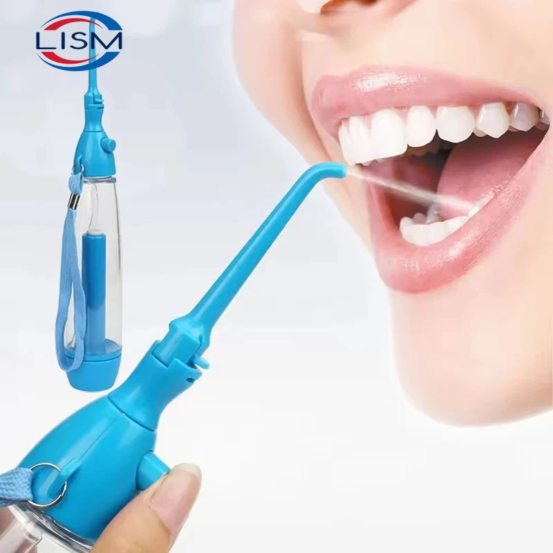 Portable Oral Irrigator Water Flosser Teeth Cleaner Non Electric Handheld Water Jet LV160 New Teeth Whitening Kit
