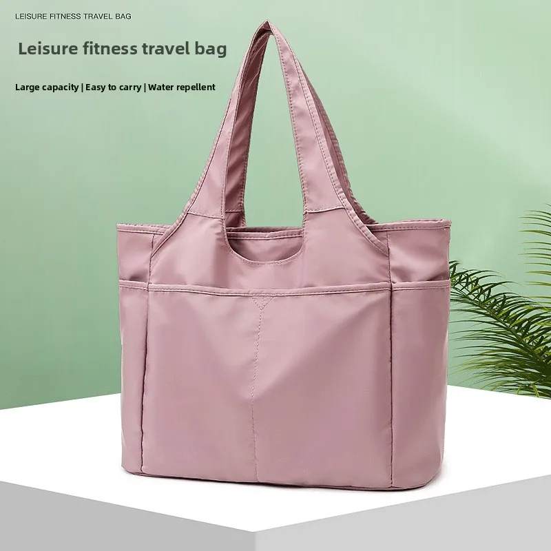 

Oxford Crossbody Handbag Travel Bag Leisure Multi Pocket Shoulder Bag Large Capacity Swimming Yoga Dance Tote Bag for Women Men