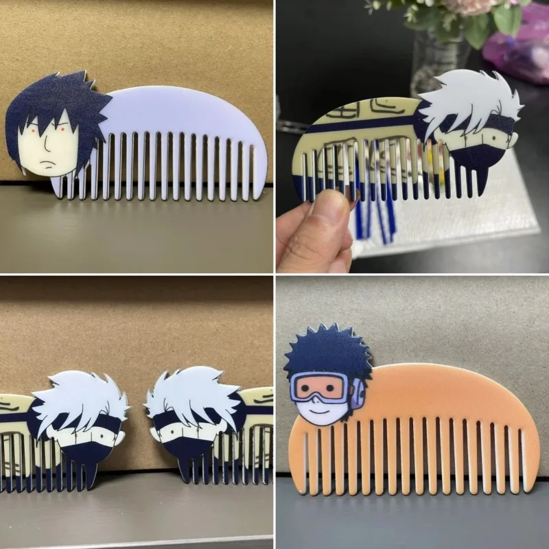 Наруто Саске расческа для косплея аниме периферийные устройства портативный персонаж моделирование акриловая расческа аксессуары расчески PropToys подарки