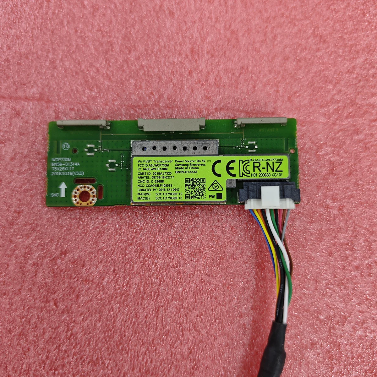 

Модуль Wi-Fi BN59-01333A предназначен для QN43LS03TAF, QN32LS03TBF, QN43LS03BAF, QN50LS03ADF, QN55LS03TAF, QN75LS03TAF, QN82Q850TAF.