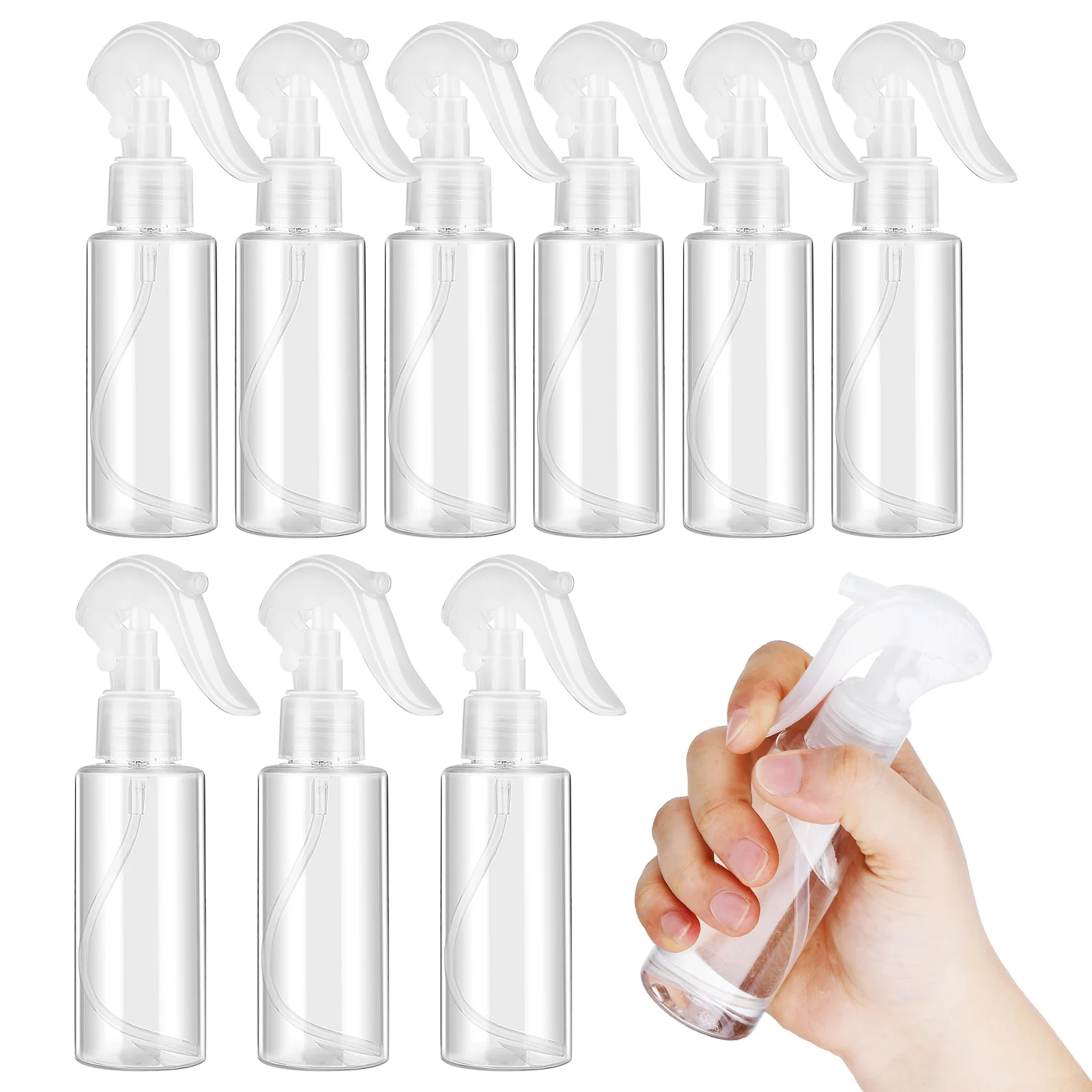 10 قطعة زجاجات رذاذ متينة قابلة لإعادة الملء للسفر زجاجات تخزين العطور مانعة للتسرب مستحضرات التجميل زجاجة مستحضرات التجميل زجاجة فارغة #5