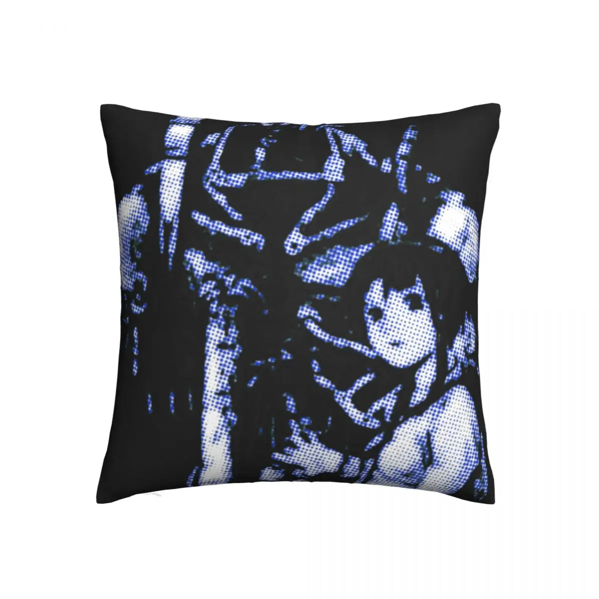 Serial Experiments Lain Pillowcase Printed Polyester Cushion Cover Decorative Throw Pillow Case Cover Seat Zippered 18