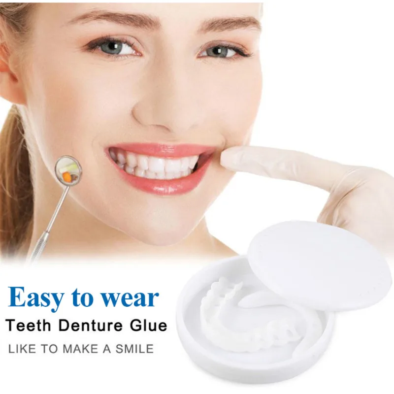 Perfect Fit Silicone Teeth Whitening, Fake Tooth Cover, Snap On, Sorriso Folheados, Ferramenta de Beleza Superior, Dentes Cosméticos, Frete Grátis