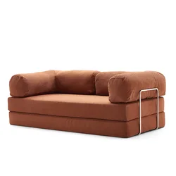 Fabric sofa can be vacuum compression small apartment living room disassembly folding lazy sofa bed