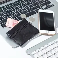 Women Men Coin Purse Men Small Bag Wallet Change Purses Zipper Money Bags Children Mini Wallets Leather Key Holder Carteira 3