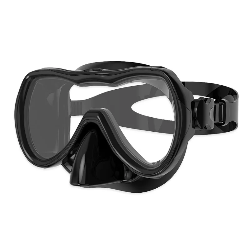 Anti-fog Lightweight Waterproof Diving Mask for Men and Women with Tempered Glass Lens All Seasons