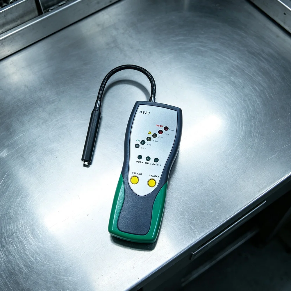 DY23 Portable Pen-Style Brake Fluid Moisture Tester with Color-Coded LED Indicators for Auto Maintenance and Diagnostics